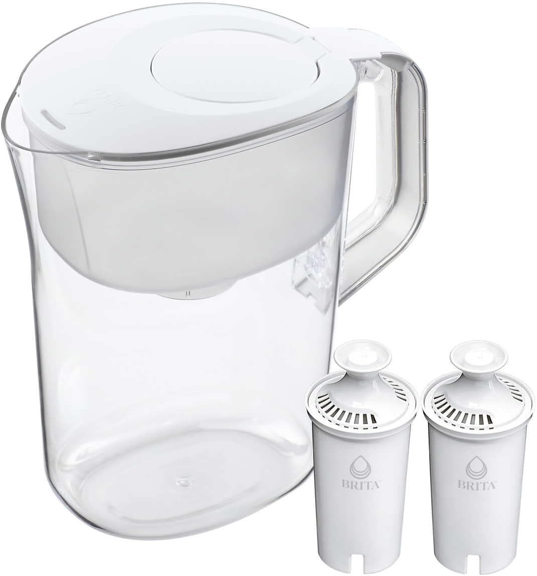 Brita Original Water Filter Pitcher with 2 Filters
