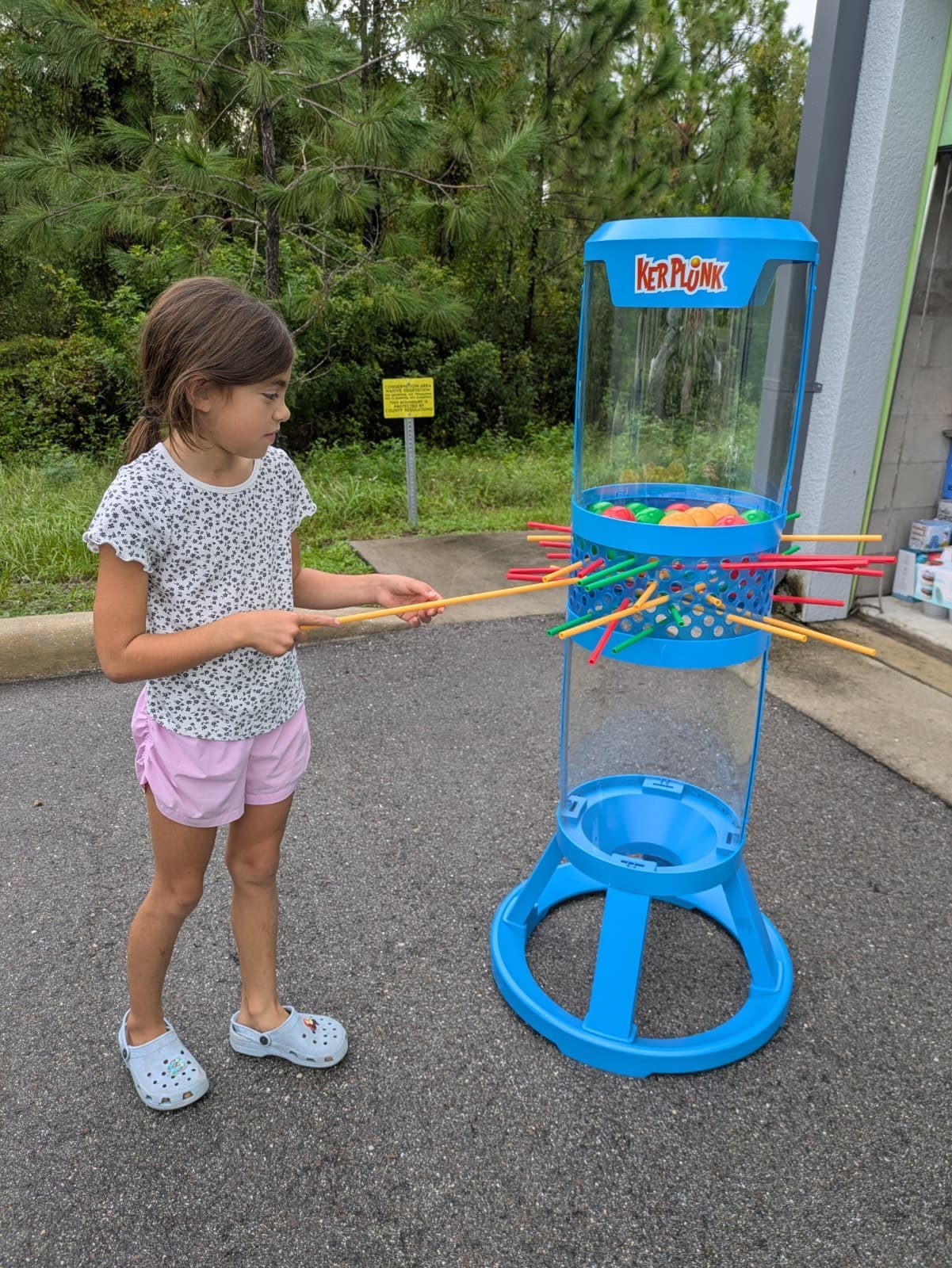 Giant Ker-Plunk Outdoor Game, 60" Oversized